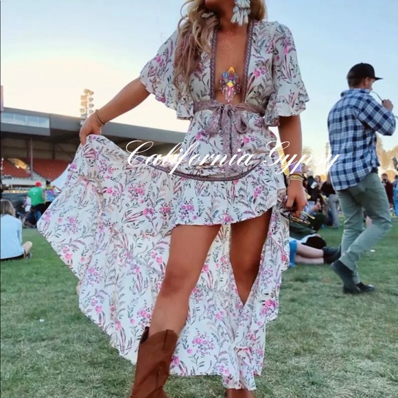 LAST ONE🎉High Low Floral Dress - Picture 10 of 16